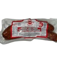 Best Stop Pepper Jack Smoked Pork Sausage 14 oz