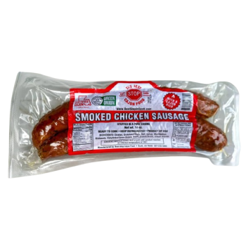 Best Stop Smoked Green Onion Chicken Sausage - Authentic Cajun Sausage with Green Onion