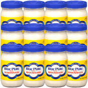 Blue Plate Mayonnaise 8 Ounce - 12 Pack