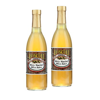 Boscoli Dirty Martini Olive Juice 12.7 ounce Pack of 2