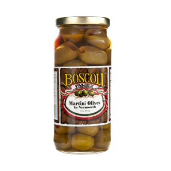 Boscoli - Martini Olives in Vermouth 16 oz.