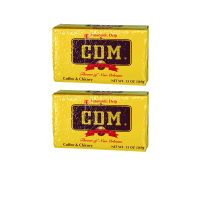 CDM Dark Roast Coffee & Chicory (Auto Drip) 13 oz Brick Pack of 2