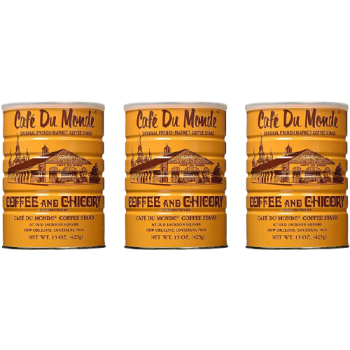 Cafe Du Monde Coffee Chicory, 15-Ounce Pack of 3