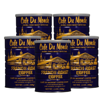 Cafe Du Monde French Roast Coffee 13 oz - 5 Pack