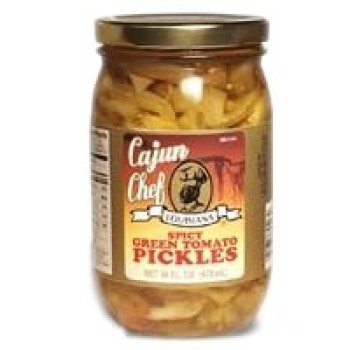 Cajun Chef Green Tomato Pickles 16 oz