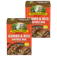 Cajun Land Gumbo & Rice Mix 7 oz Pack of 2