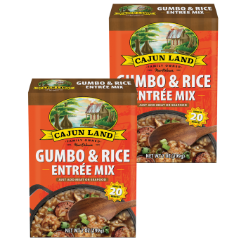 Cajun Land Gumbo & Rice Mix 7 oz Pack of 2