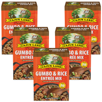 Cajun Land Gumbo & Rice Mix 7 oz Pack of 5