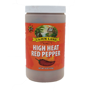 Cajun Land High Heat Pepper 16 oz