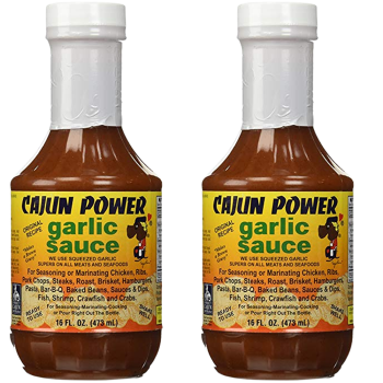 Cajun Power Garlic Sauce 16 oz Pack of 2