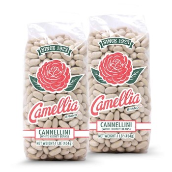 Camellia Cannellini Beans 1lb - Pack of 2