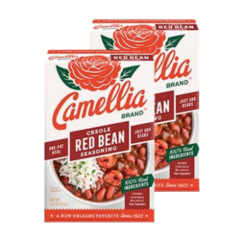 Camellia Creole Red Bean Seasoning Mix Twin Pack