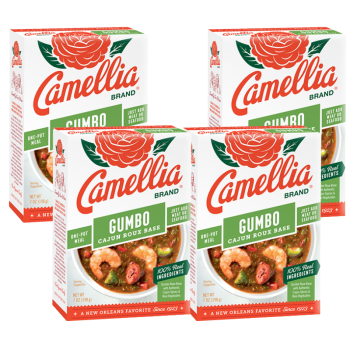 Camellia Gumbo Cajun Roux Base 4 Pack