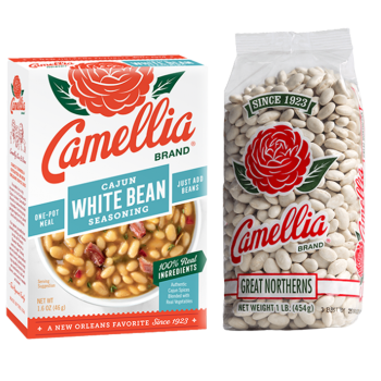 Camellia Great Northern Beans & White Bean Seasoning Kit