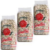 Camellia Brand Dry Baby Lima Beans 1lb - 3 pack