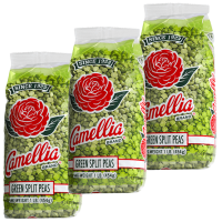 Camellia Green Split Peas 1 lb - 3 Pack