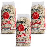 Camellia Brand Dry Large Lima Beans 1lb pack of 3