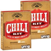 Carroll Shelby's Original Texas Chili 3.65 oz Pack of 2