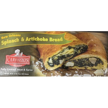 Cartozzo's Spinach & Artichoke bread