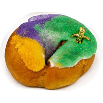 Cartozzos Mini King Cake 4 oz