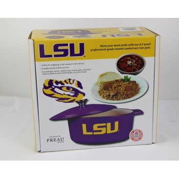 Cast Iron LSU Jambalaya Pot