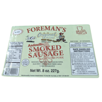 Foreman's Andouille 8 oz