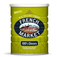 French Market Coffee Dark Roast 100% Ground Chicory 16 oz Can