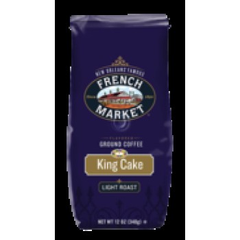 French Market Coffee King Cake 12 oz