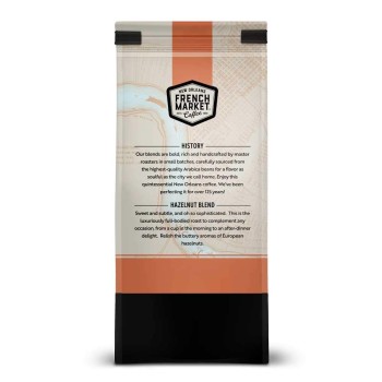 French Market Coffee Flavored Hazelnut 12 oz