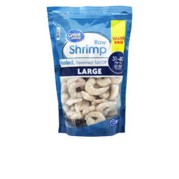 Great Value Large P&D 31/40 Shrimp 32 oz