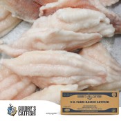 Guidry's IQF Catfish Fillet's 5-7 oz 15 lbs