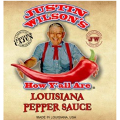 Justin Wilson - Louisiana Pepper Sauce 8 oz