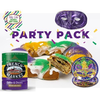 Mardi Gras King Cake Party Pack