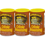 Konriko Creole Seasoning 6 oz Canister Pack of 3