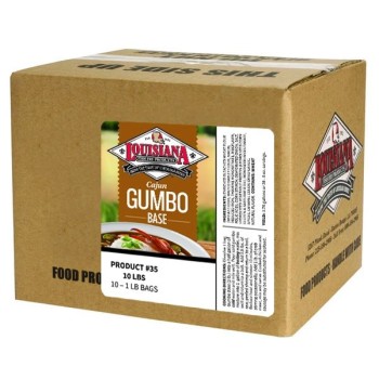 LA Fish Fry Gumbo Base - 10 1lb bags