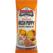 Louisiana Fish Fry Hush Puppy Seasoned Cornmeal Mix 7.5 oz