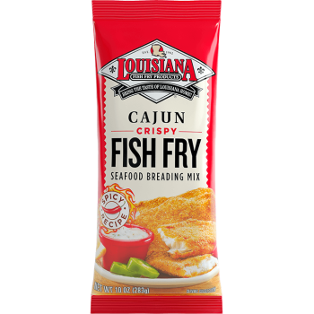 Louisiana Fish Fry Crispy Cajun Fish Fry 10 oz Bag