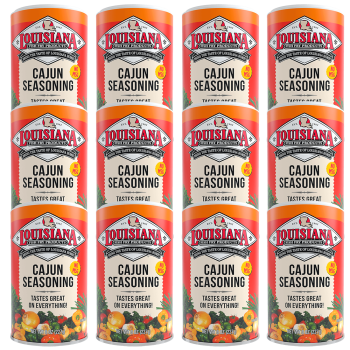 Louisiana Fish Fry Cajun Seasoning 8 oz - Pack of 12