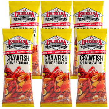 Louisiana Fish Fry Crawfish Crab & Shrimp Boil 16 oz - Pack of 6