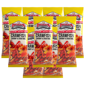 Louisiana Fish Fry Crawfish Crab & Shrimp Boil 16 oz - Pack of 9