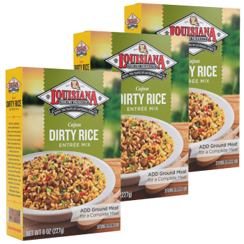 Louisiana Fish Fry Dirty Rice MIx 8 oz - Pack of 3