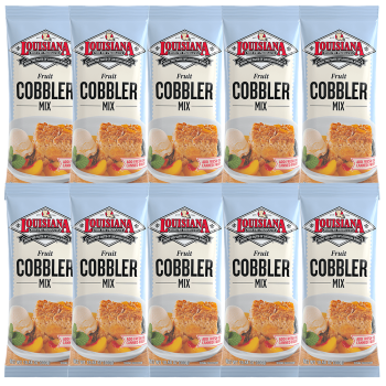 Louisiana Fish Fry Cobbler Mix 10.58 oz - Pack of 10