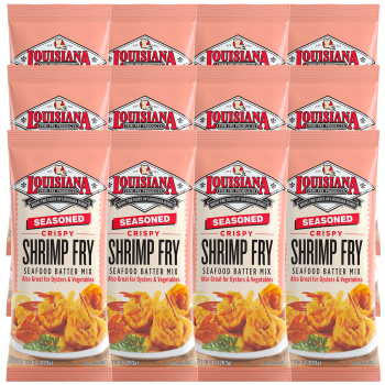 Louisiana Fish Fry Shrimp Fry Seasoned 10 oz - Pack of 12