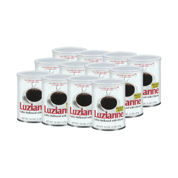 Luzianne Premium Blend Coffee & Chicory 16 oz (12 pack)