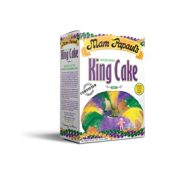 Mam Papaul's Mardi Gras King Cake Mix 1 lb 12.5 oz