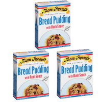 Mam Papauls Bread Pudding with Rum Sauce Pack of 3