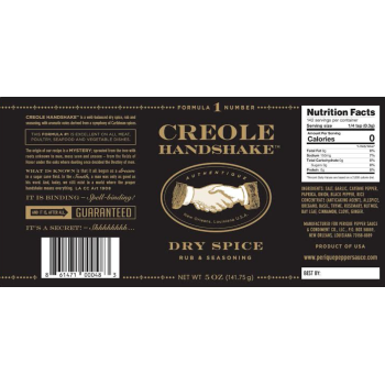 PERIQUE - Creole Handshake Dry Spice Rub & Seasoning 5 Oz