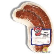 Poche's Fresh Beef & Pork Sausage 1 LB.