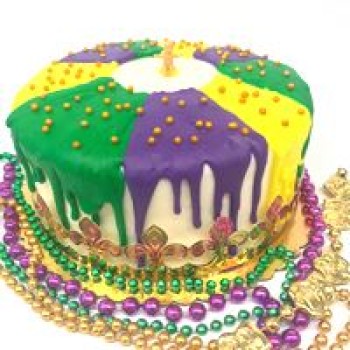 Pouparts Mardi Gras Dobash Cake