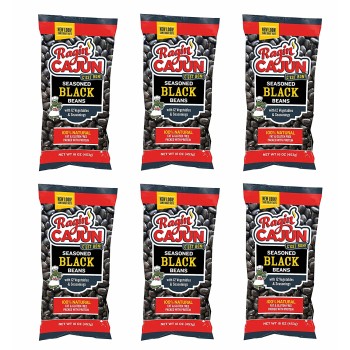 Ragin Cajun Fixin's Black Beans 16 oz Pack of 6